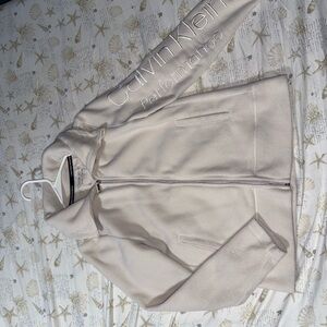 Calvin Klein Performance Beige Fleece Jacket